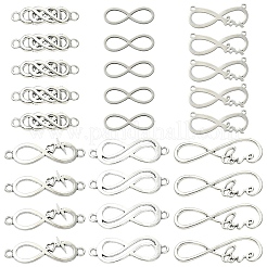 30 шт. 6 стиля 201 нержавеющая сталь и сплав соединительные подвески&nbsp;STAS-YW0003-10