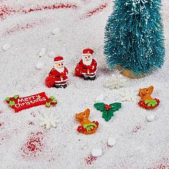Décorations d'affichage à la maison en plastique à thème de noël&nbsp;sgAJEW-SZ0001-14