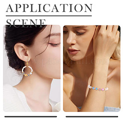 400шт 4 стиля прозрачные акриловые бусины TACR-TA0001-64