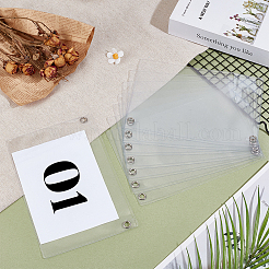 Transparente PVC-Plastiktüten&nbsp;ABAG-WH0070-01A
