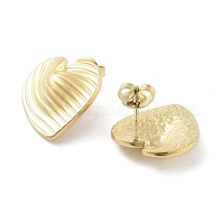 Серьги-гвоздики из нержавеющей стали 304 с ионным покрытием (IP) EJEW-P258-23G