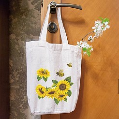 Мешки ткани упаковки холста ABAG-WH0030-013