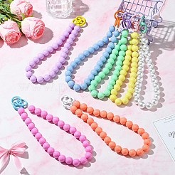 7шт. держатель для салфеток из круглых акриловых бусин HJEW-CJ00085