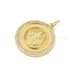 Латунные микро проложить кубического циркония подвески&nbsp;KK-P300-06G