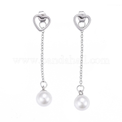 Серьги-кисточки из нержавеющей стали 304 EJEW-I248-17