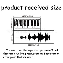 Полупрозрачные самоклеящиеся наклейки на стену из ПВХ STIC-WH0015-335