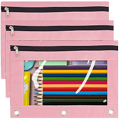 Ткань Оксфорд с легкосплавными пеналами для папки с 3 кольцом&nbsp;AJEW-CP0008-02A