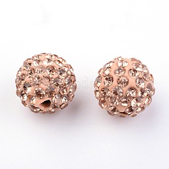 Оценка горный хрусталь проложить диско шар бусы RB-Q101-8