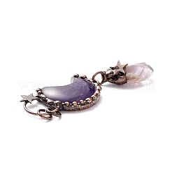 Природный аметист большие кулоны&nbsp;G-M383-25B