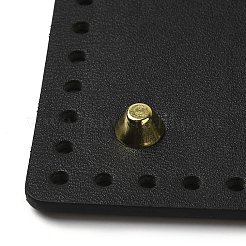 Искусственная кожа с длинным дном для вязаной сумки DIY-K079-02C