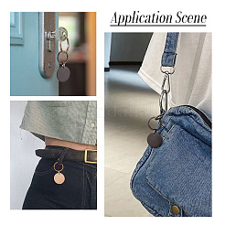 4 porte-clés en acier inoxydable&nbsp;KEYC-TA0004-81F