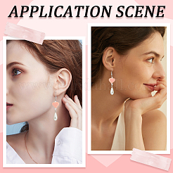 100 шт. 10-х цветные бусины из пищевого силикона в форме сердца&nbsp;SIL-PA0001-09B