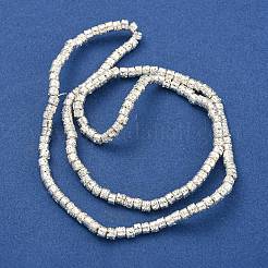 Fili di perle di roccia lavica naturale elettrodeposta&nbsp;G-I360-J02-04