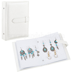 Портативная книга для демонстрации сережек из искусственной кожи&nbsp;EDIS-WH20011-01A
