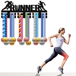 Вешалка для медалей из модного дерева&nbsp;ODIS-WH0041-121