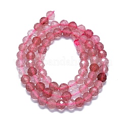 Fragola naturale perle di quarzo fili&nbsp;G-G927-27