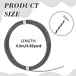 4.5м медной проволоки для бисероплетения для изготовления ювелирных изделий CWIR-WH0026-01A-EBP