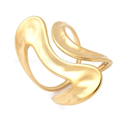 Открытые манжеты из нержавеющей стали 304 с тематикой океана для женщин&nbsp;RJEW-K293-02A-G