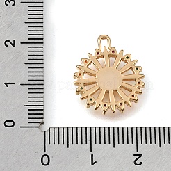 Messing Mikropflaster bunte Zirkonia Anhänger&nbsp;CU-K001-16G