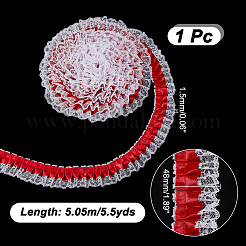 Кружевная цветочная отделка из полиэстера OCOR-GA0001-92