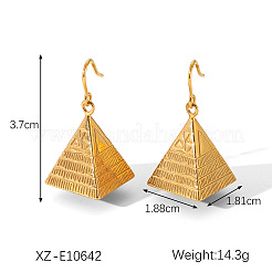 Pendientes colgantes de acero inoxidable 304 para mujer&nbsp;WG25E63-01