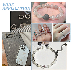 60шт 925 бусины из стерлингового серебра STER-PH0001-59