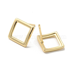 Clous d'oreilles en laiton&nbsp;EJEW-B035-15KCG