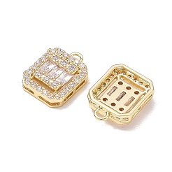Latón micro pavimenta claro cubic zirconia encantos&nbsp;CU-CBA3371-05G