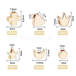 Латунные бусины и бусины из сплава&nbsp;KK-BC0001-38G-NF