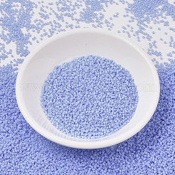 MIYUKIデリカビーズ  シリンダー  日本製シードビーズ  11/0  （db1587)マット不透明opaqueブルー  1.3x1.6mm  穴：0.8mm  約2000PCS /ボトル  10 G /ボトル&nbsp;SEED-JP0008-DB1587