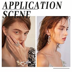 30 шт. 120 шт. 4 цвета УФ-покрытие АБС-пластик соединительные кольца&nbsp;CCB-PH0001-14