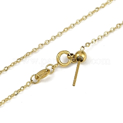 Ионное покрытие (ip) 304 нержавеющая сталь трос цепи ожерелья NJEW-H042-06G