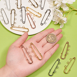 30шт 6 цвета железные английские булавки IFIN-CJ0001-56