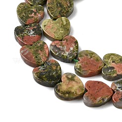 Природные Unakite бисер нитей G-M403-A23-03