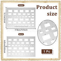 Schablone aus Edelstahl 304&nbsp;DIY-WH0816-098A-P