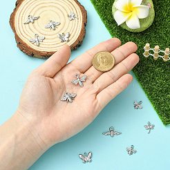 12 шт. подвески из нержавеющей стали 304 двух цветов&nbsp;STAS-CJ0003-13