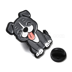 Bulldoggen-Emaille-Anstecknadeln&nbsp;JEWB-I055-04EB-03