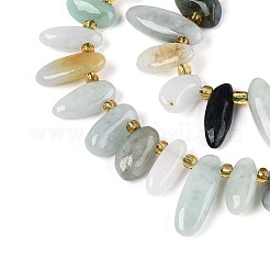 Натуральные нити бусин из нефрита&nbsp;G-Z091-A28