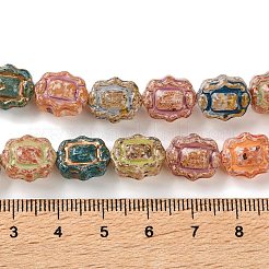 Bemalte Lackierte Glasperlen stränge&nbsp;FIND-H023-06