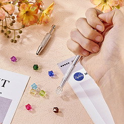 2 шт. 2 пинцета-латунных и нержавеющих стальных страз TOOL-TA0001-07