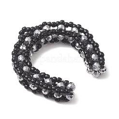 Подвески в виде подков из стеклянного бисера&nbsp;PALLOY-MZ01179-02