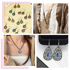 16шт 8 стиля подвески из сплава с эмалью&nbsp;ENAM-PH0002-97