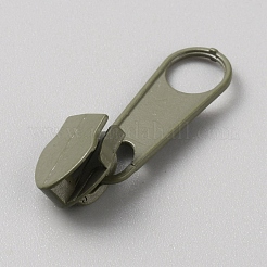 Reißverschlussschieber aus sprühlackierter Zinklegierung&nbsp;FIND-WH0427-33A-09