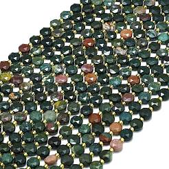 Бусины из натурального гелиотропного камня / гелиотропа G-C116-A58-02