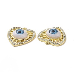 Панданты из сплава со стразами&nbsp;PALLOY-O109-01LG