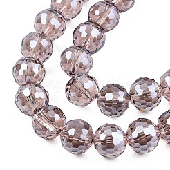 Гальванизируйте прозрачное стекло бисер нитей&nbsp;LS-EGLA-N002-46-H04