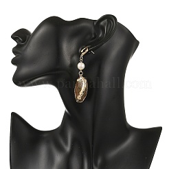 Ohrstecker aus natürlicher Paua-Muschel&nbsp;EJEW-JE07372