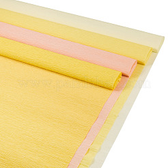 4 рулон 4-х цветной гофрированной бумаги в рулонах&nbsp;DIY-TA0013-21