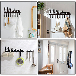 Eisen Wandhaken Kleiderbügel&nbsp;HJEW-WH0018-013