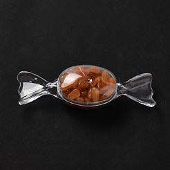 Натуральный красный авантюрин чип украшает DJEW-D004-01A